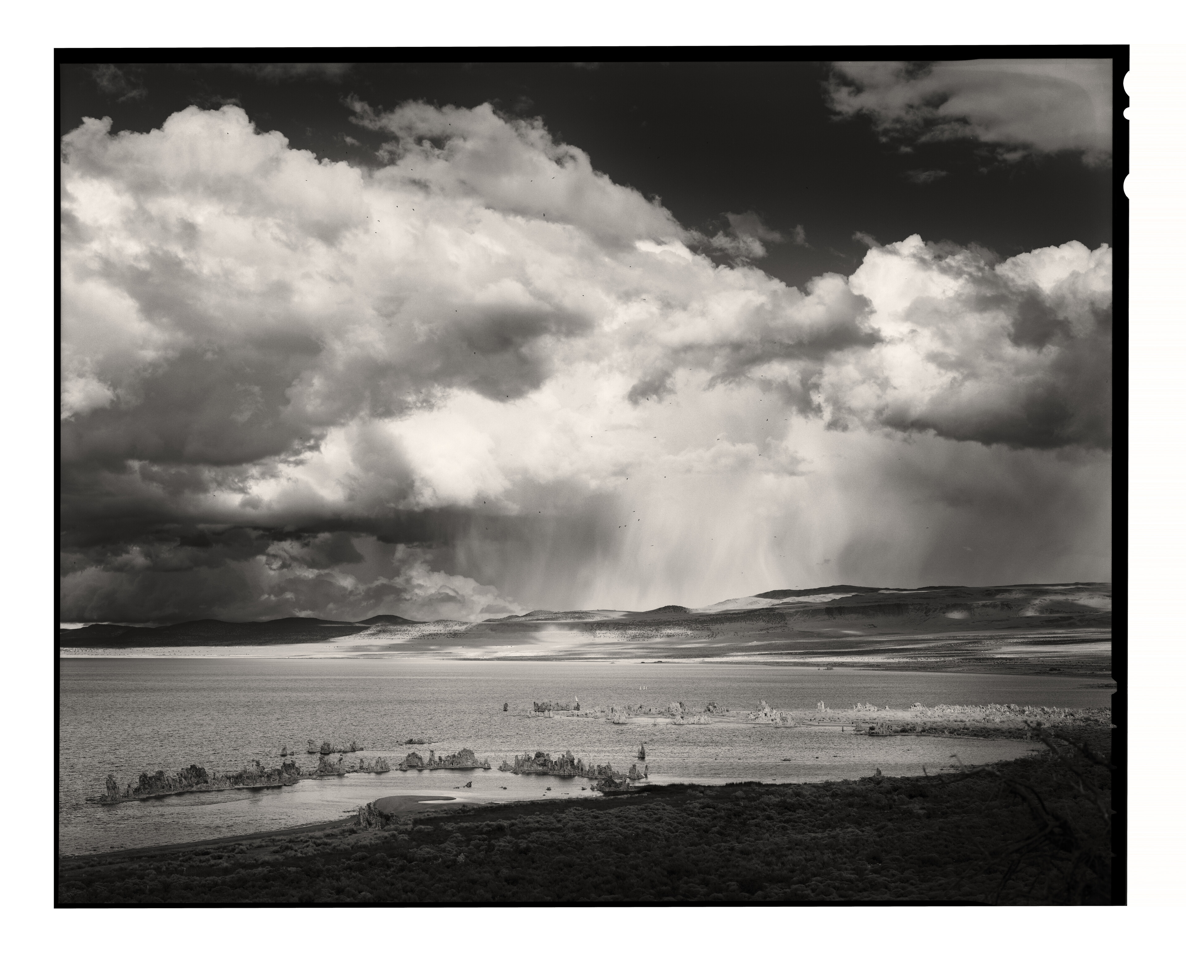 Flock of Birds over Tufa